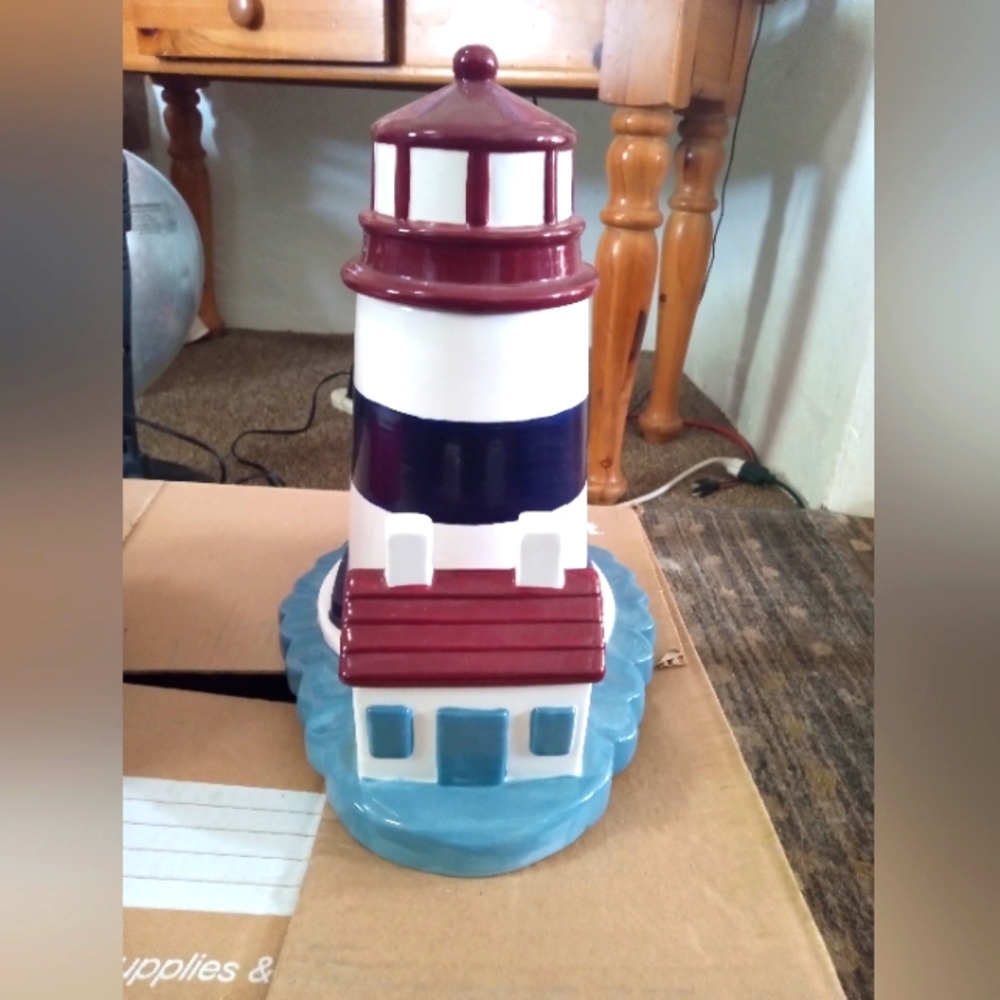 Lighthouse Cookie Jar
